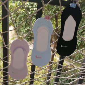 Nike black blue purple socks